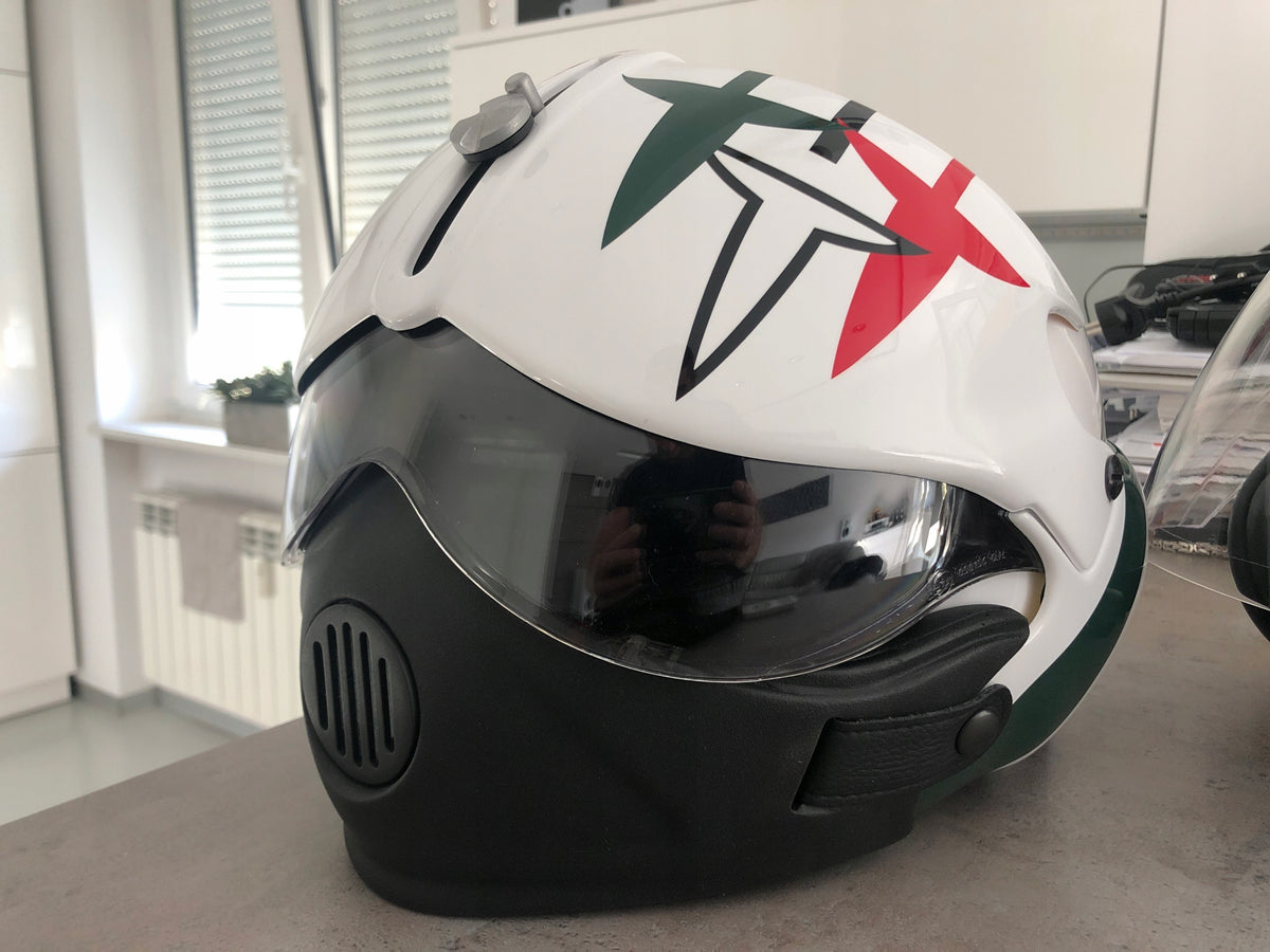 Kask motocyklowy chopper Aeronautica Militare L