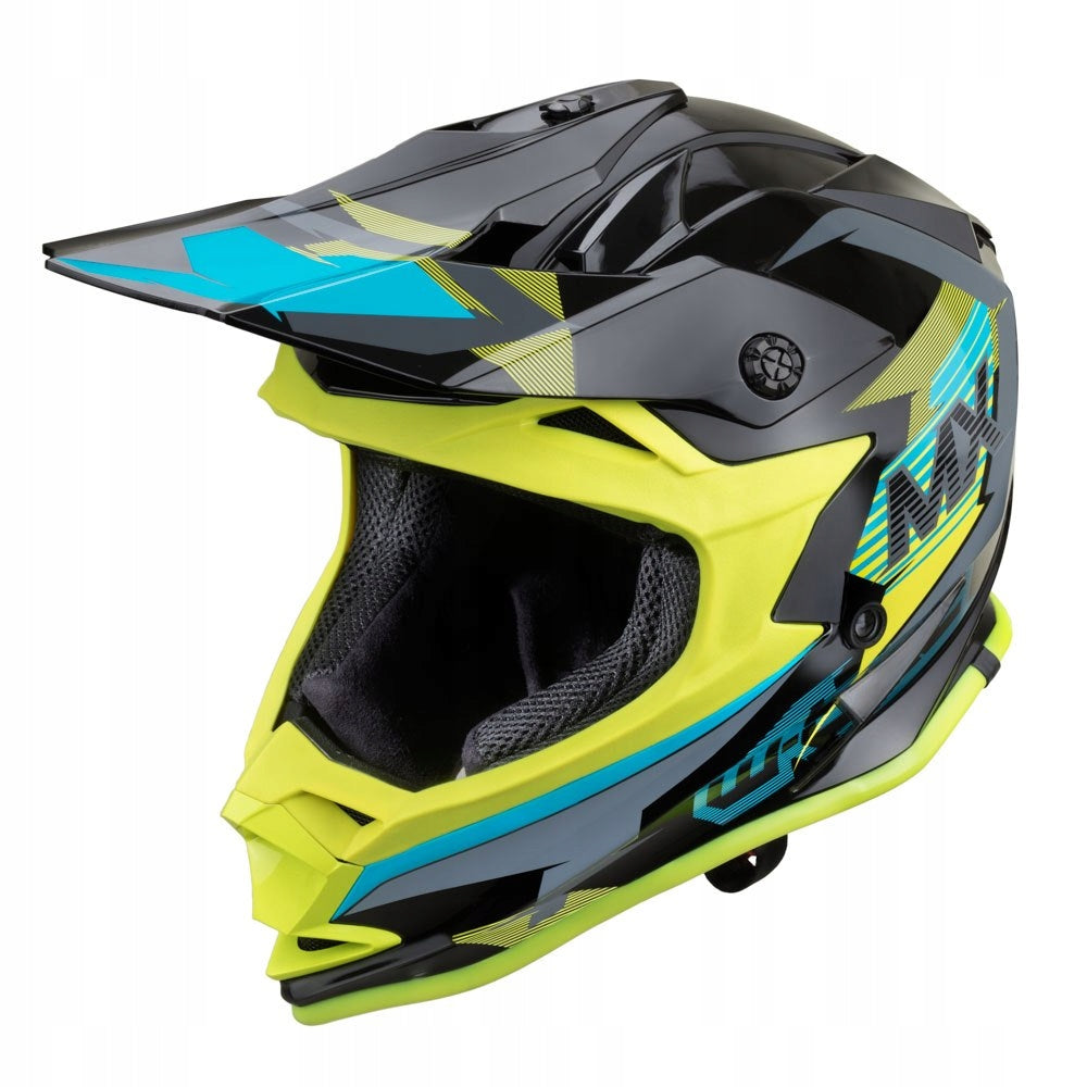 Motociklininko šalmas Helmet W-TEC V321 - Fluo Moonlight M (57-58)