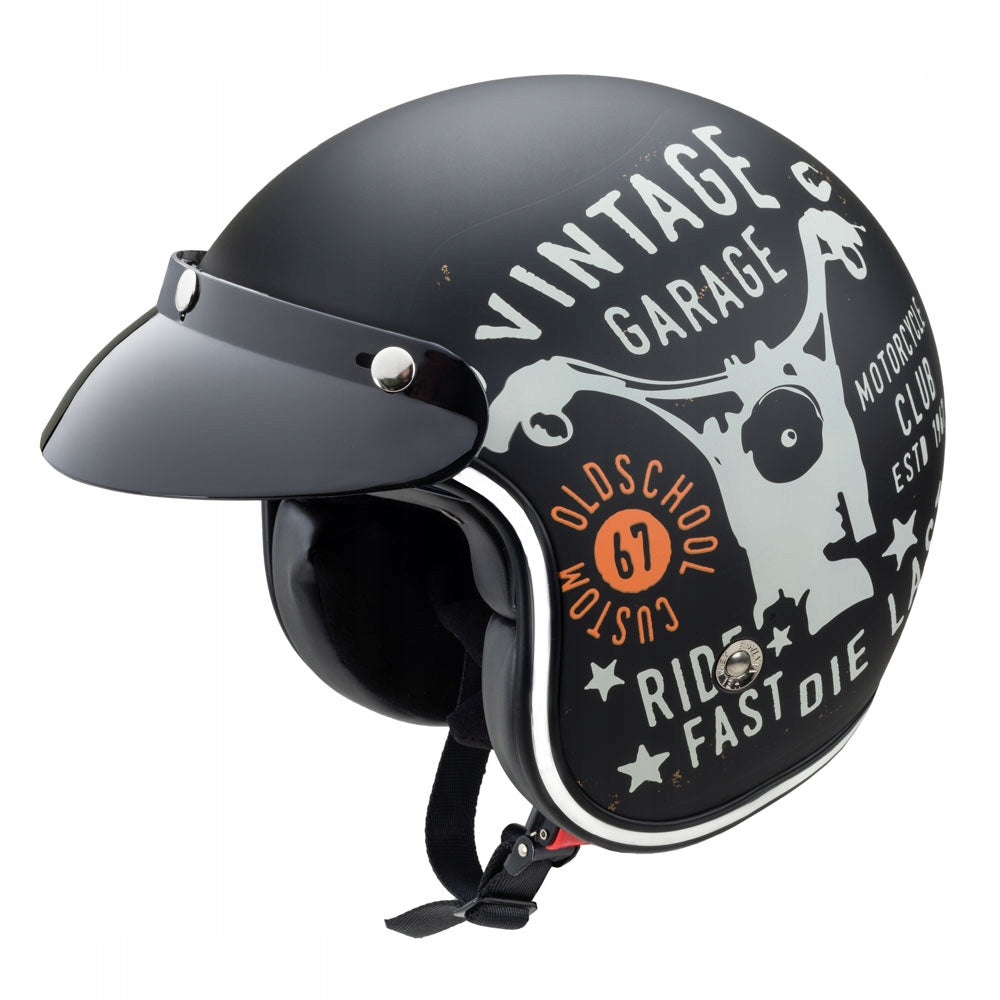 Motorradhelm W-TEC Café Racer - 3Ways Surf M (57-58)