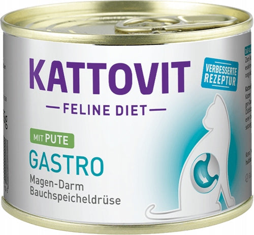 Kattovit Gastro turkey easily digestible cat food 185g