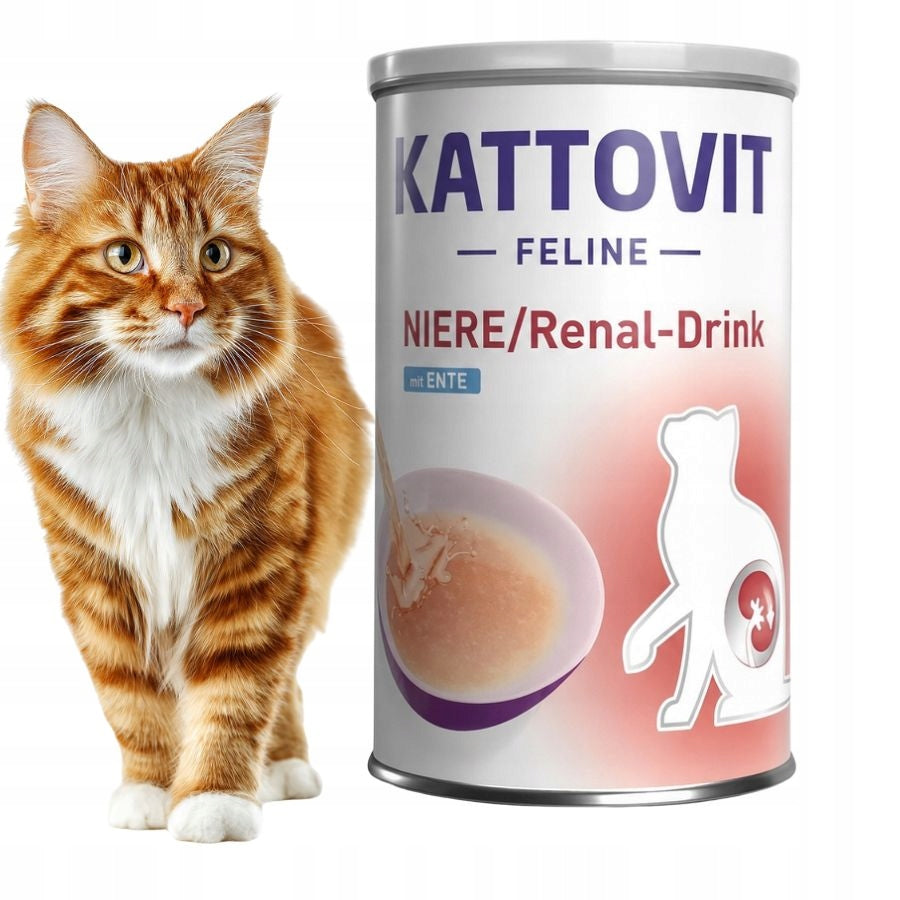 Kattovit NIERE RENAL Drink pieces of meat 135ml Duck