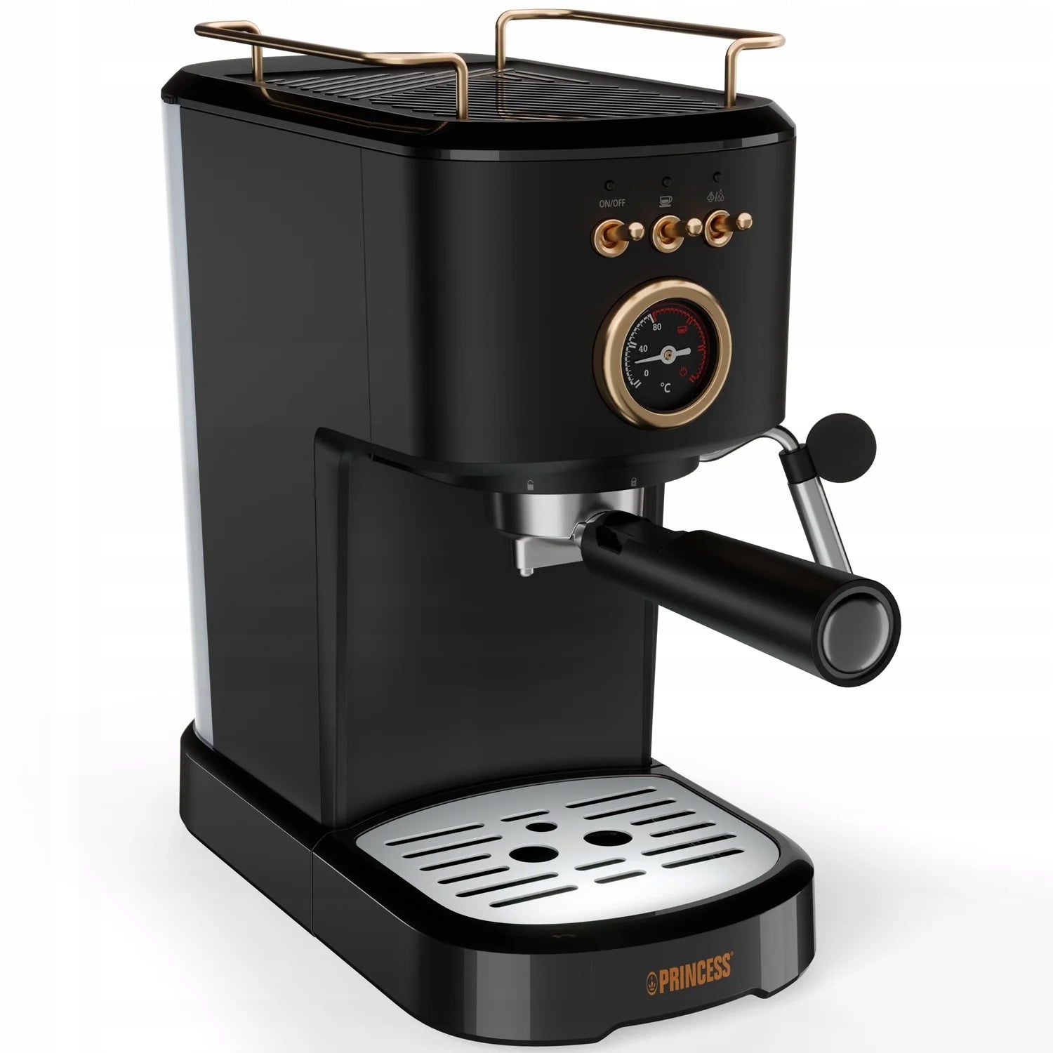 Kávovar Princess 249417 černý, 1100 W, 1,2 l