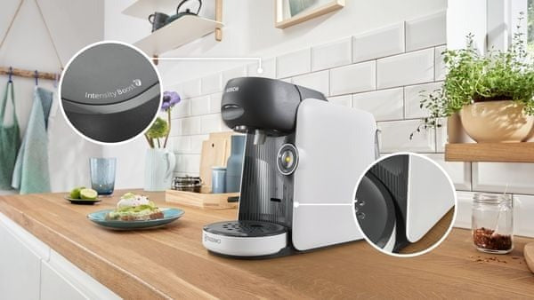 Kávovar na kapsle Bosch Finesse 3,3 bar bílý Model Finesse