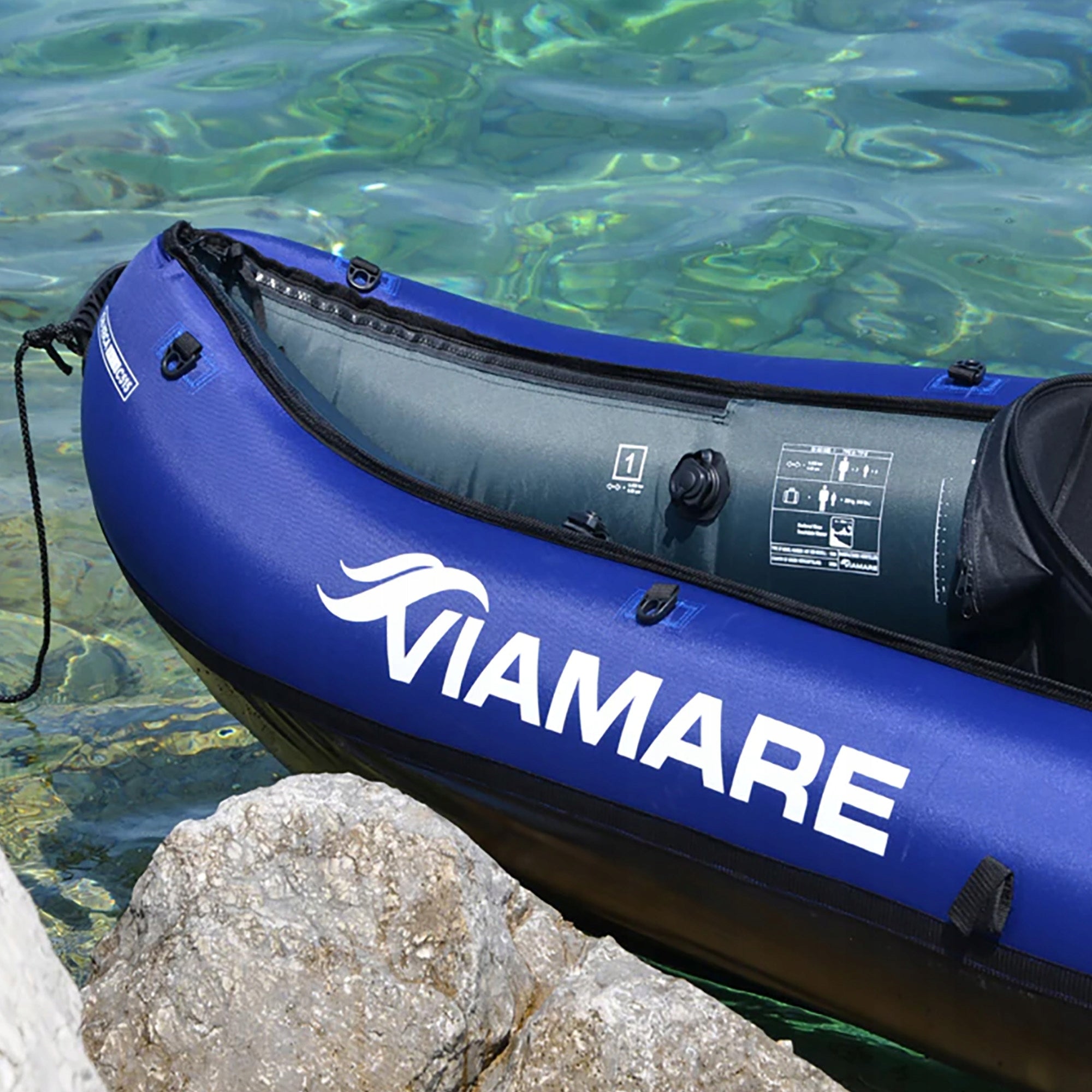 Kayak 2-person Viamare 330 blue 330 cm Material pneumatic