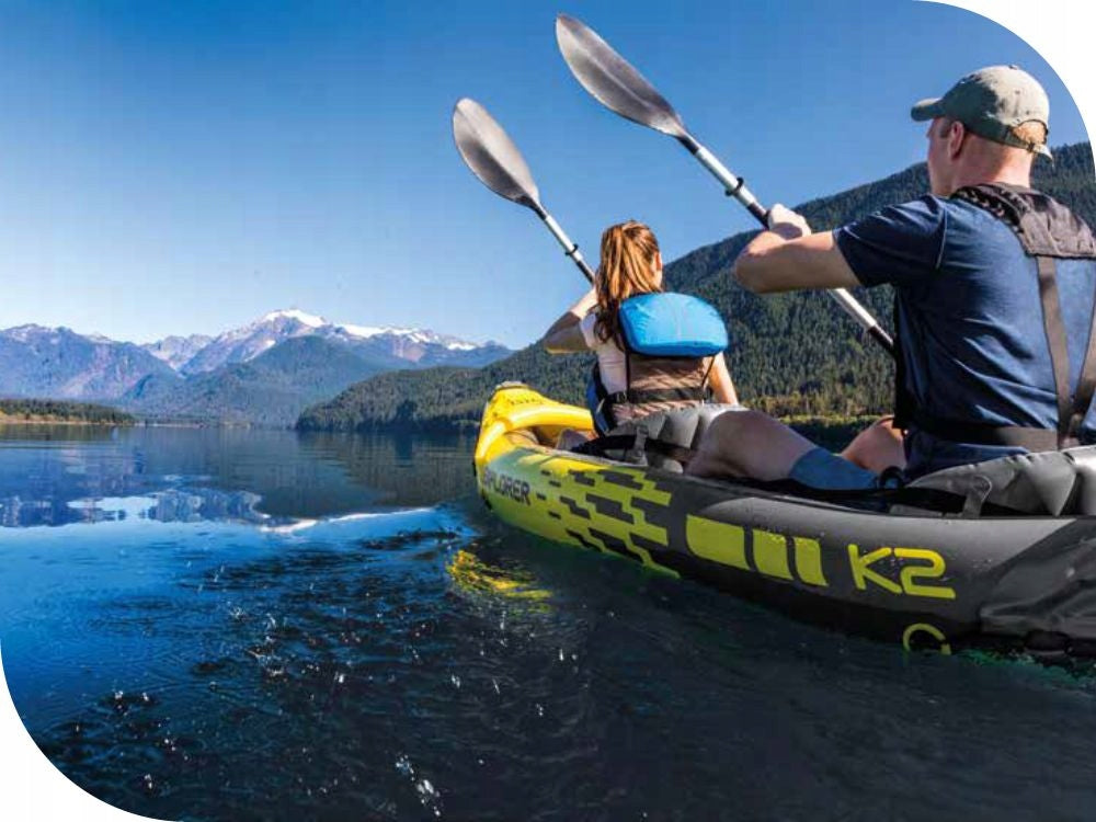 Kayak 2os. Explorer K2 Intex 68307 Pump Paddle Bag MODEL 2026 Model Explorer k2