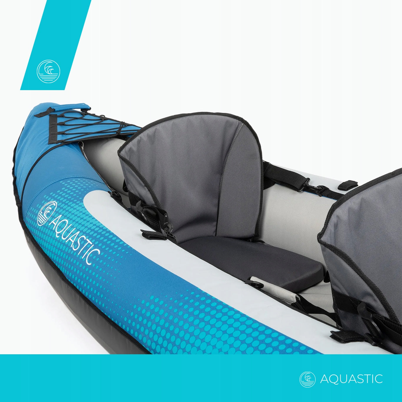 Kayak AQUASTIC Delft 11'0'' / 2-seater / pneumatic 335 cm / +oars Weight 0 kg