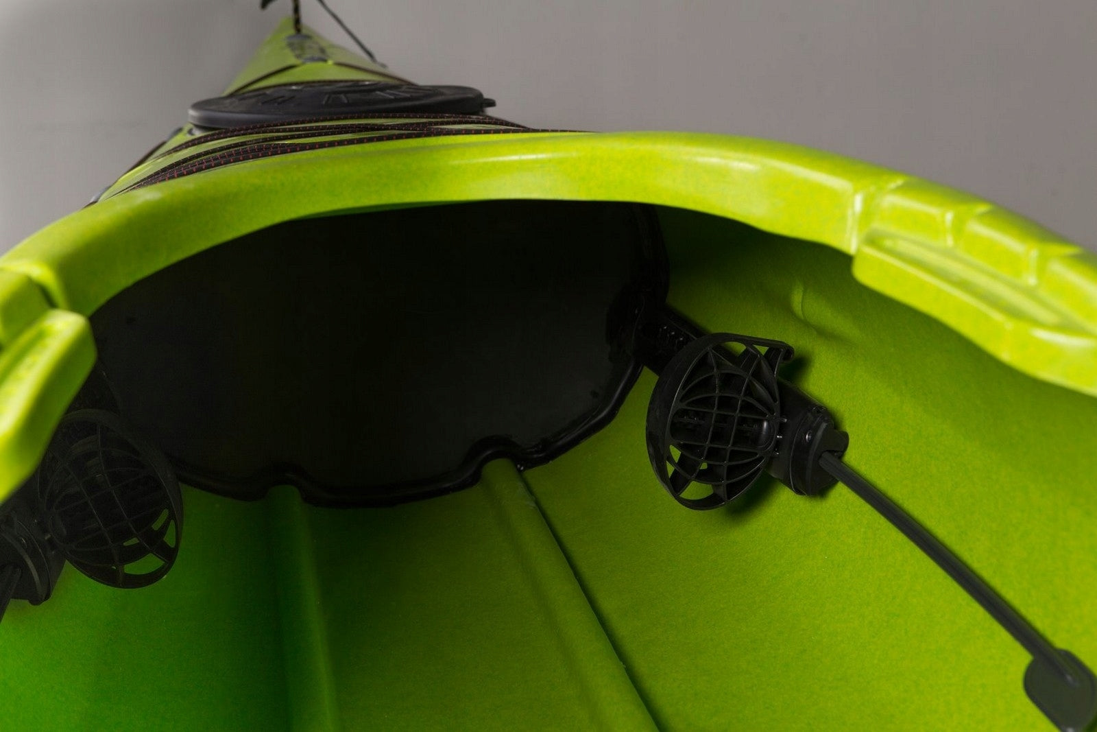 Kayak Aquarius Trek lime one made of polyethylene Material polyethylene