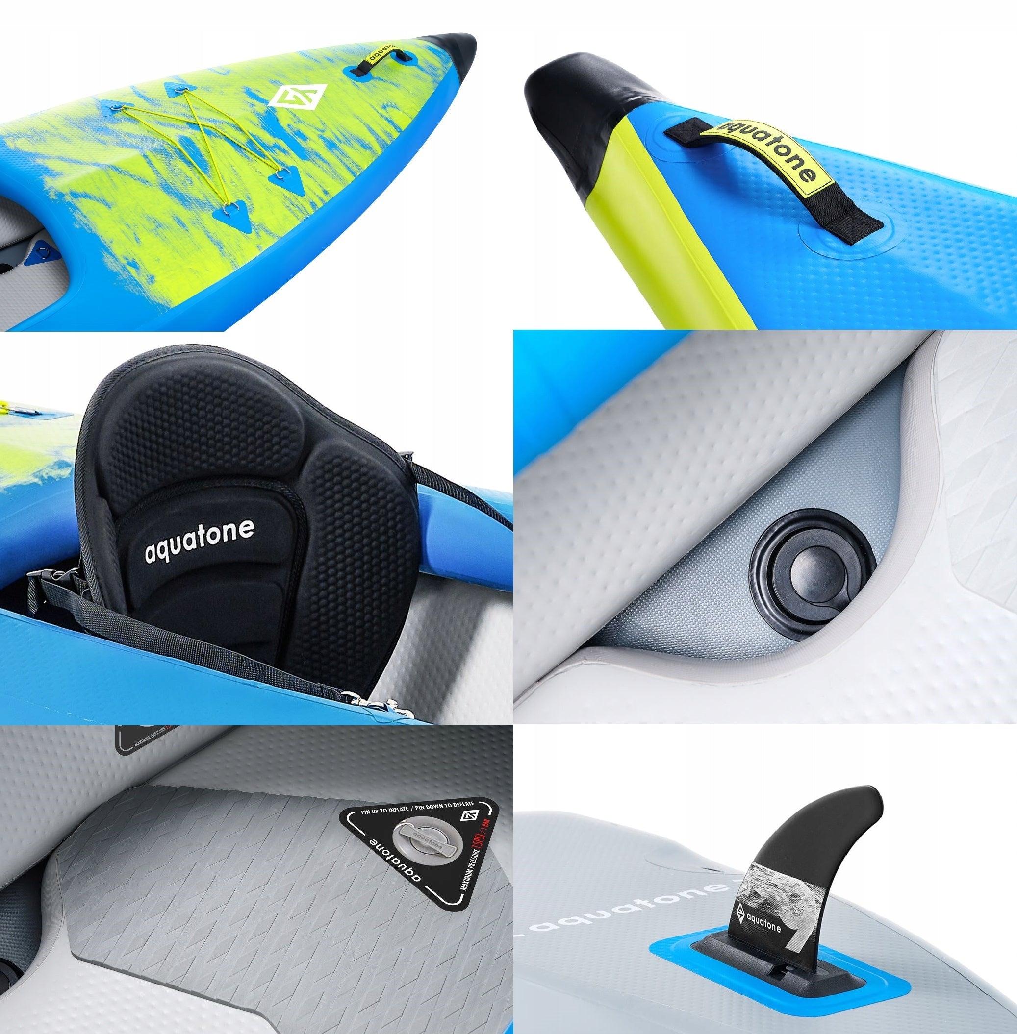 Kayak Aquatone GLACIER 12.6 381 cm 1 seats Number of seats 1