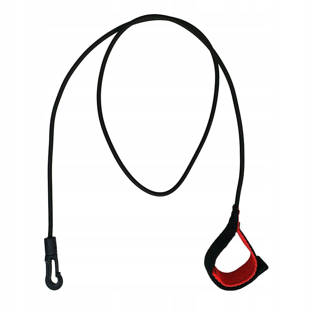 Kayak Canoe SUP Paddle Board Leash Fishing Rod Safety Holder Lanyard Black