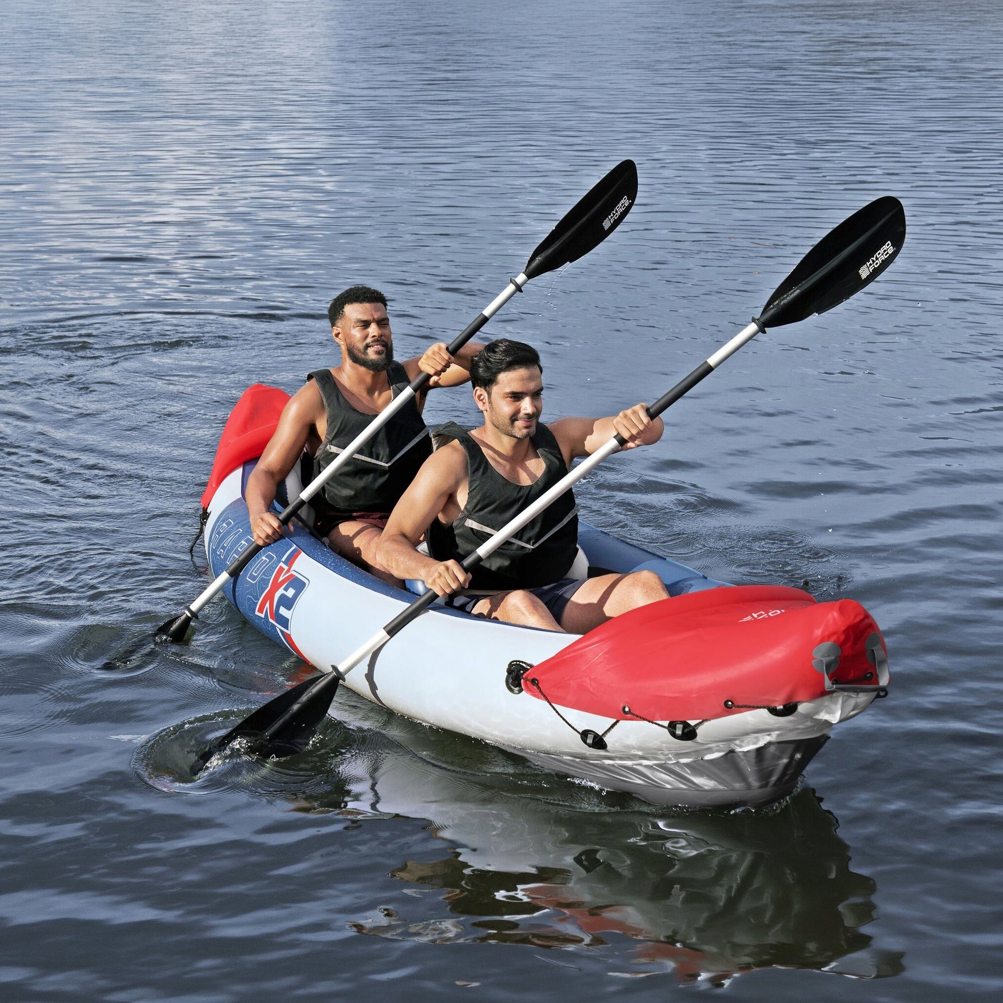 Kayak Inflatable Double Pontoon Paddle Set Pump 321x88 Bestway 65077 Number of seats 2