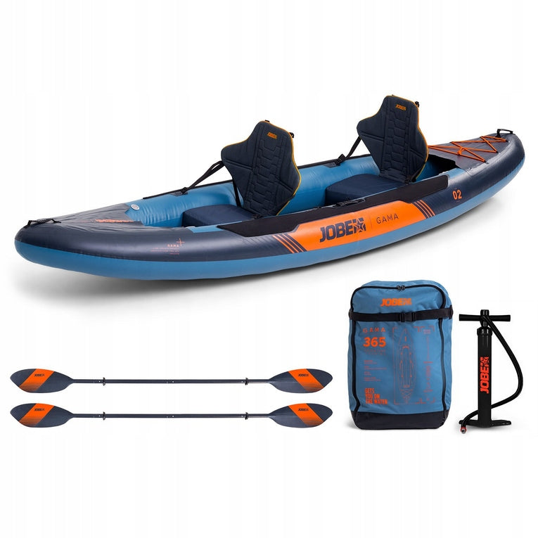 Kayak Jobe GAMA 365 cm 2 seatsPassenger pumped PNEUMATIC FOLDING