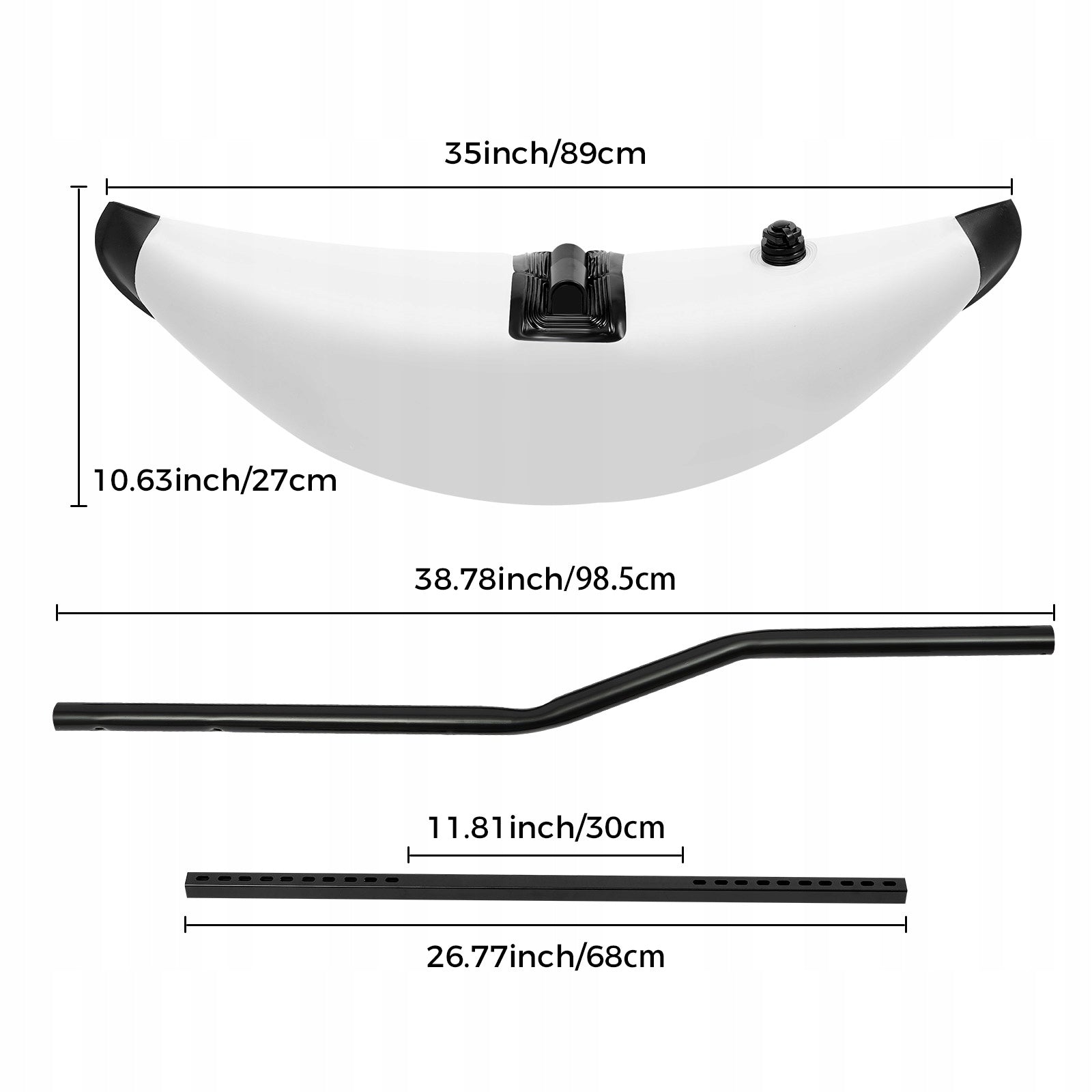 Kayak Outrigger Stabilizer, 2 PCS, 98.5cm PVC Inflatable Outrigger Float Packaging status original