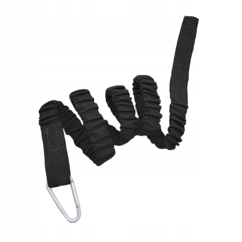 Kayak Paddle Leash Colid Bungee Fishing Pole Holder Tether Black 59inch Brand no brand
