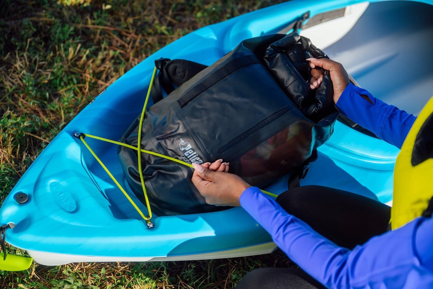 Kayak Pelican ARGO 80x 236 cm 1 person Turquoise Weight 12 kg