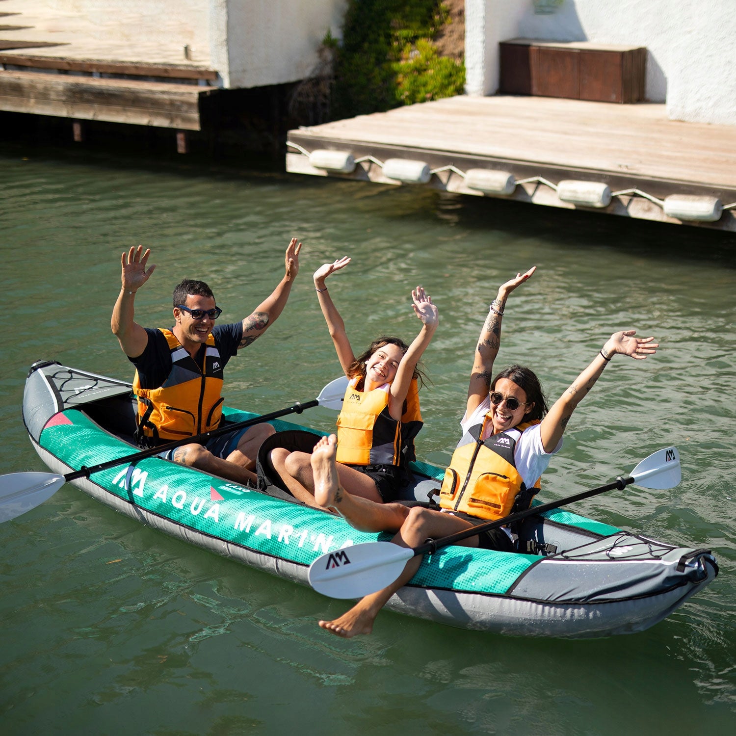 Kayak Pumped Aqua Marina Laxo 380 cm 3-person Length 380 cm