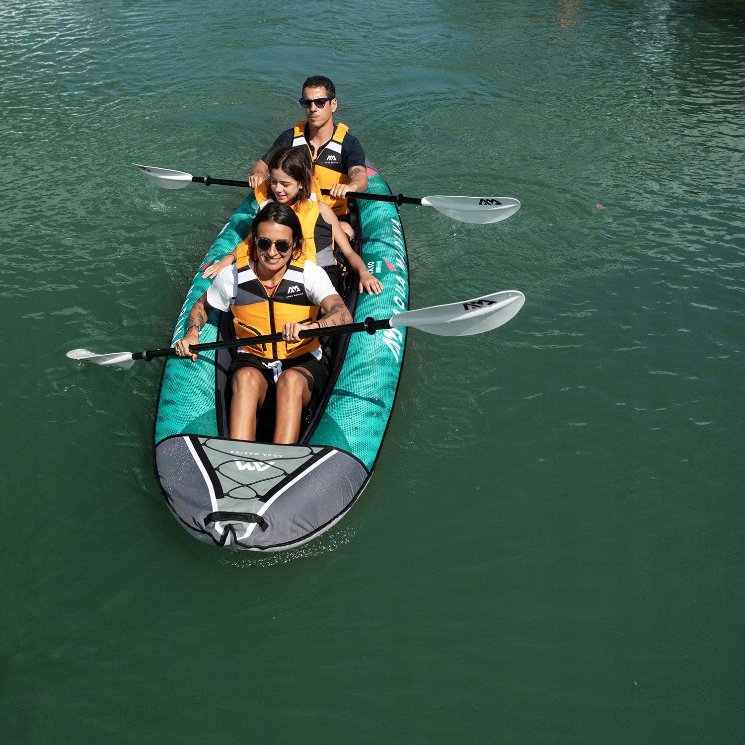 Kayak Pumped Aqua Marina Laxo 380 cm 3-person Material pneumatic