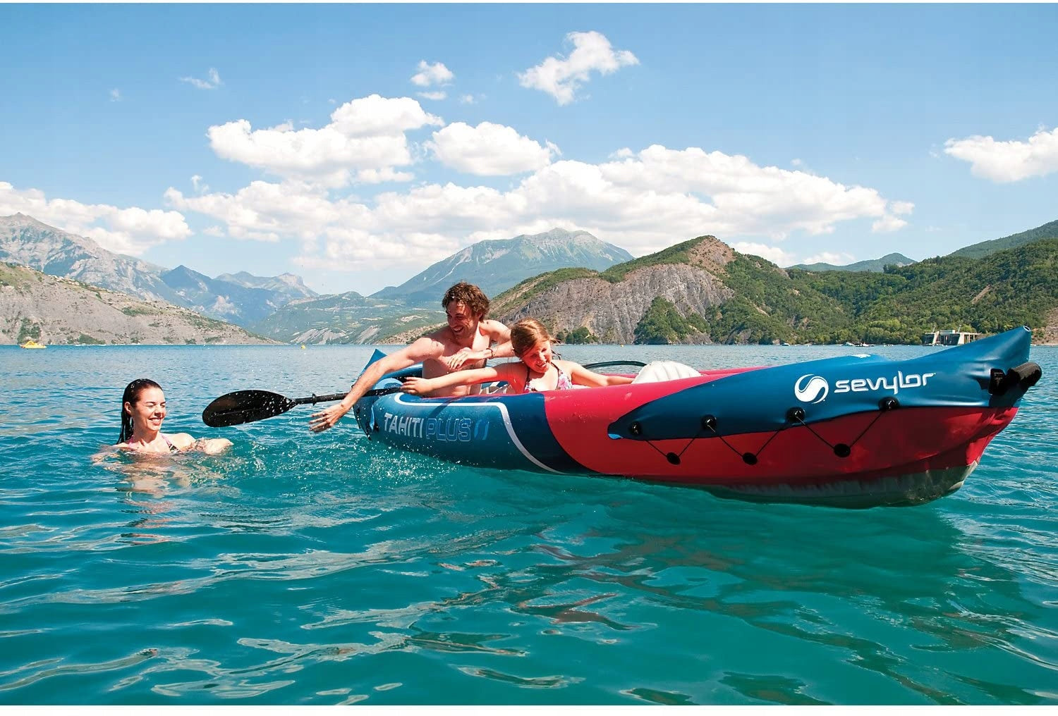 Kayak Sevylor Tahiti Plus 385 cm 2 seats inflatable dinghy Brand Sevylor