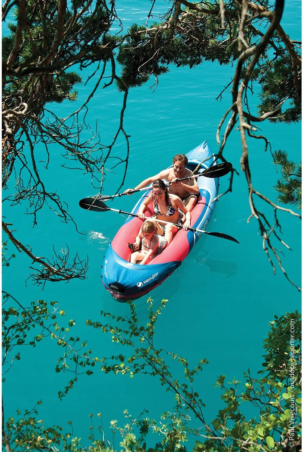 Kayak Sevylor Tahiti Plus 385 cm 2 seats inflatable dinghy Model Tahiti Plus