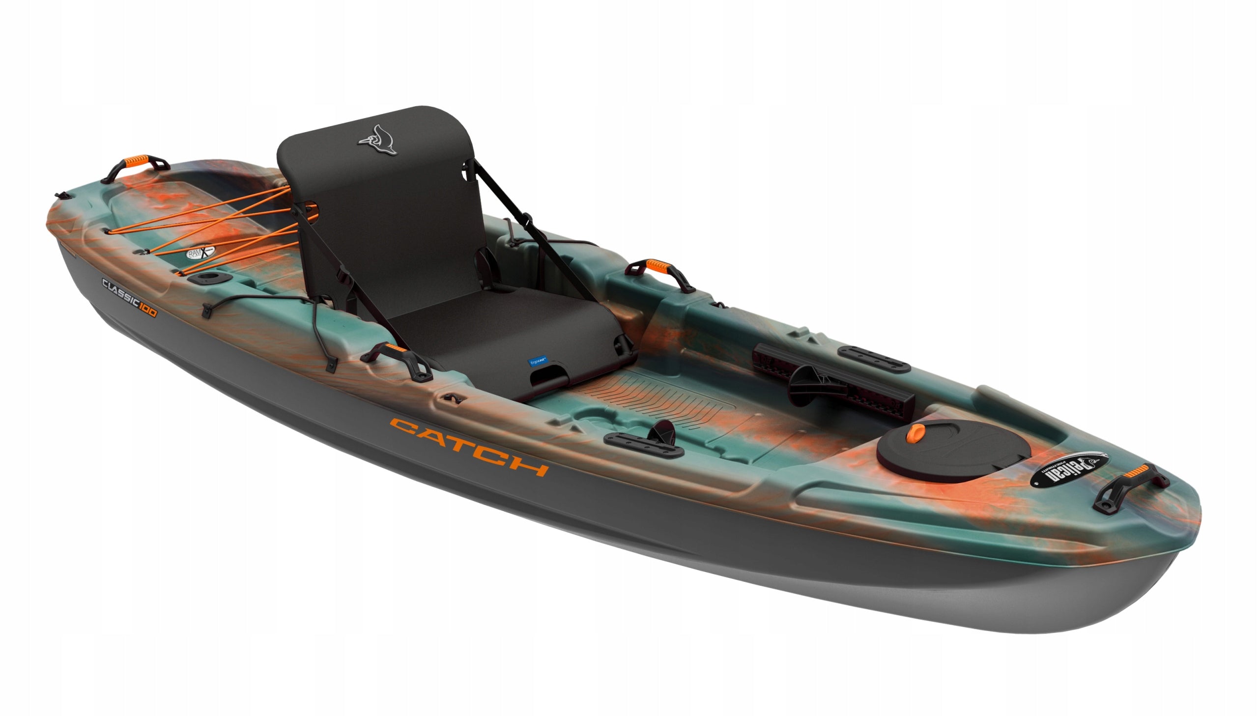 Kayak fishing one Catch Classic 100 KOMODO by Pelican