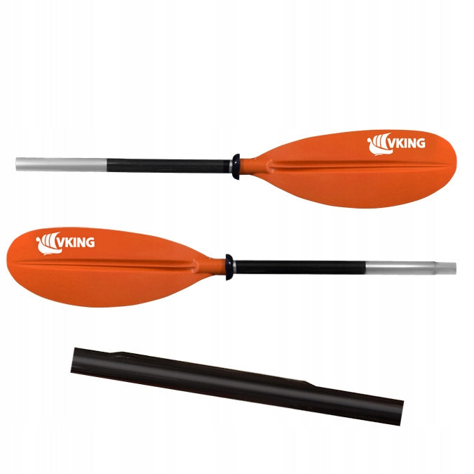 Kayak paddle for kayak folding two-piece orange LIGHT 230 cm
