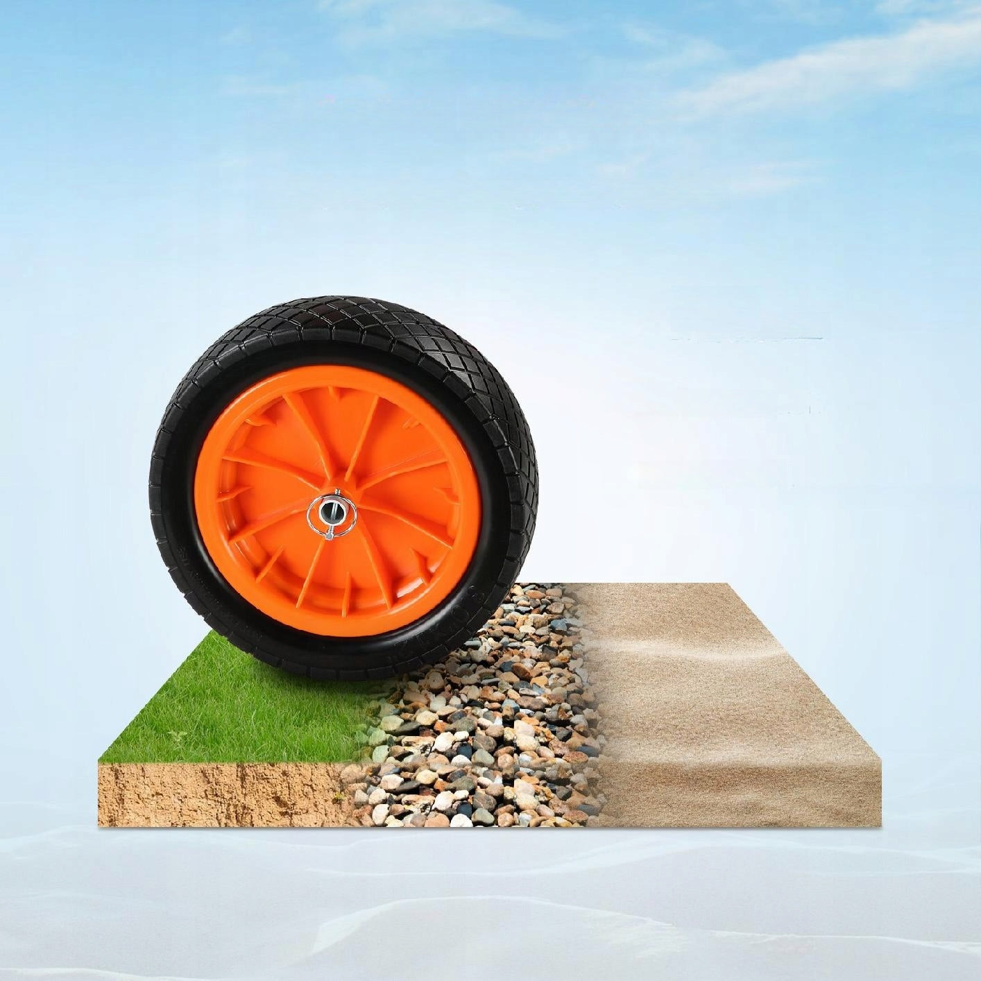 Kayak trolley for kayak, SUP, canoe, boat, dinghy Material polyethylene
