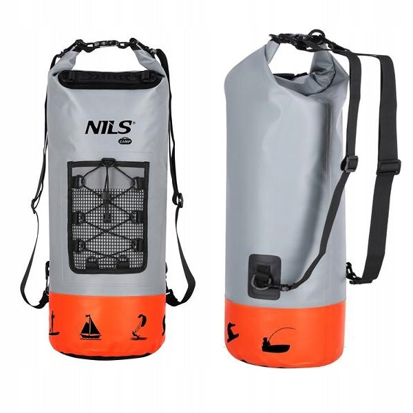 Kayaking Bag Waterproof BACKPACK for Going Out in the Mountains 25L Grey