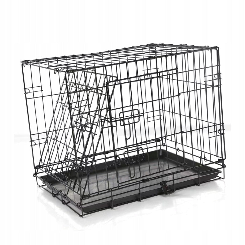 Kennel CAGE Large L for Dog 90x57x63 Folding Playpen Metalow Transporter Trade name KLATKA Kennelowa DLA PSA Legowisko Duży Transporter Metalowy