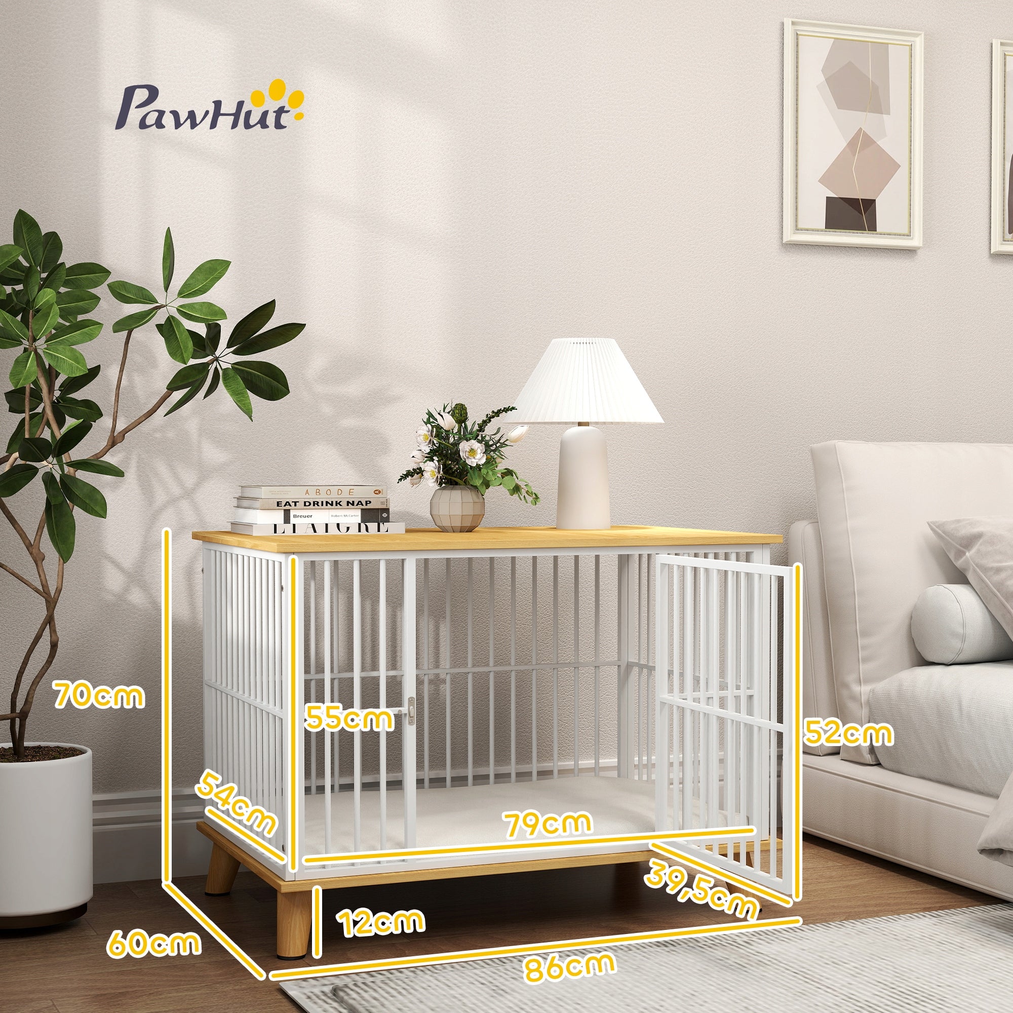 Kennel Cage for Dog Playpen for Home with Pillow Lockable Table up to 15 kg Trade name D02-069V01AK