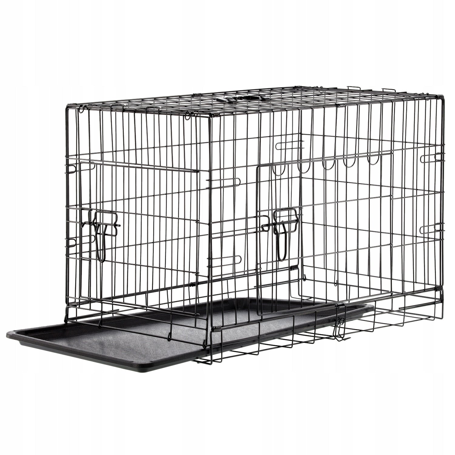 Kennel cage Mr. Pretzel XXXL 121x74x81cm for Dog, two-door metal Manufacturer code MP-4282