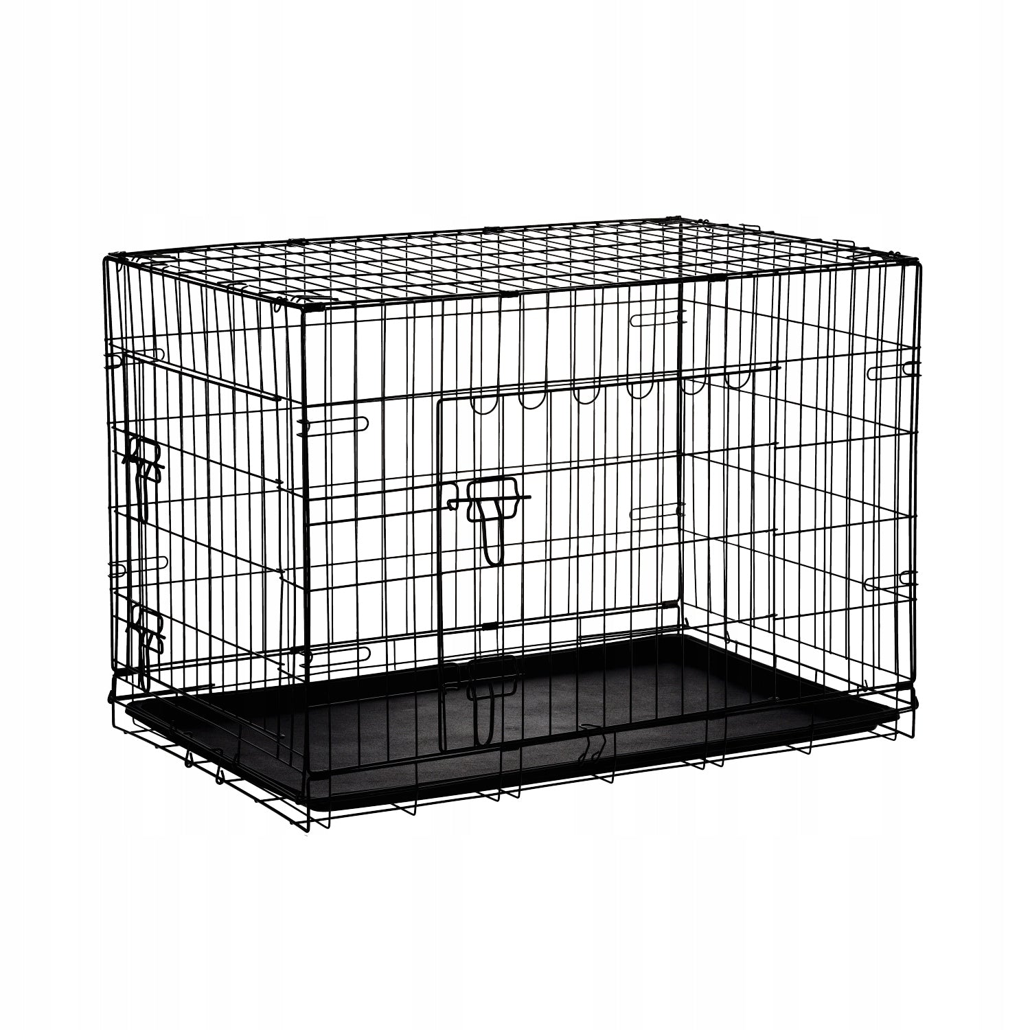 Kennel cage Mr. Pretzel XXXL 121x74x81cm for Dog, two-door metal