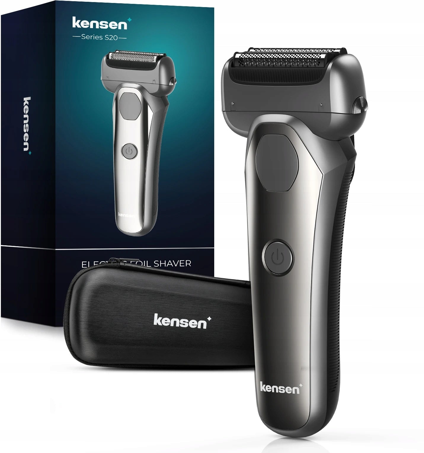 Kensen Electric Shaver for Men 3D Floating Blade Washable USB