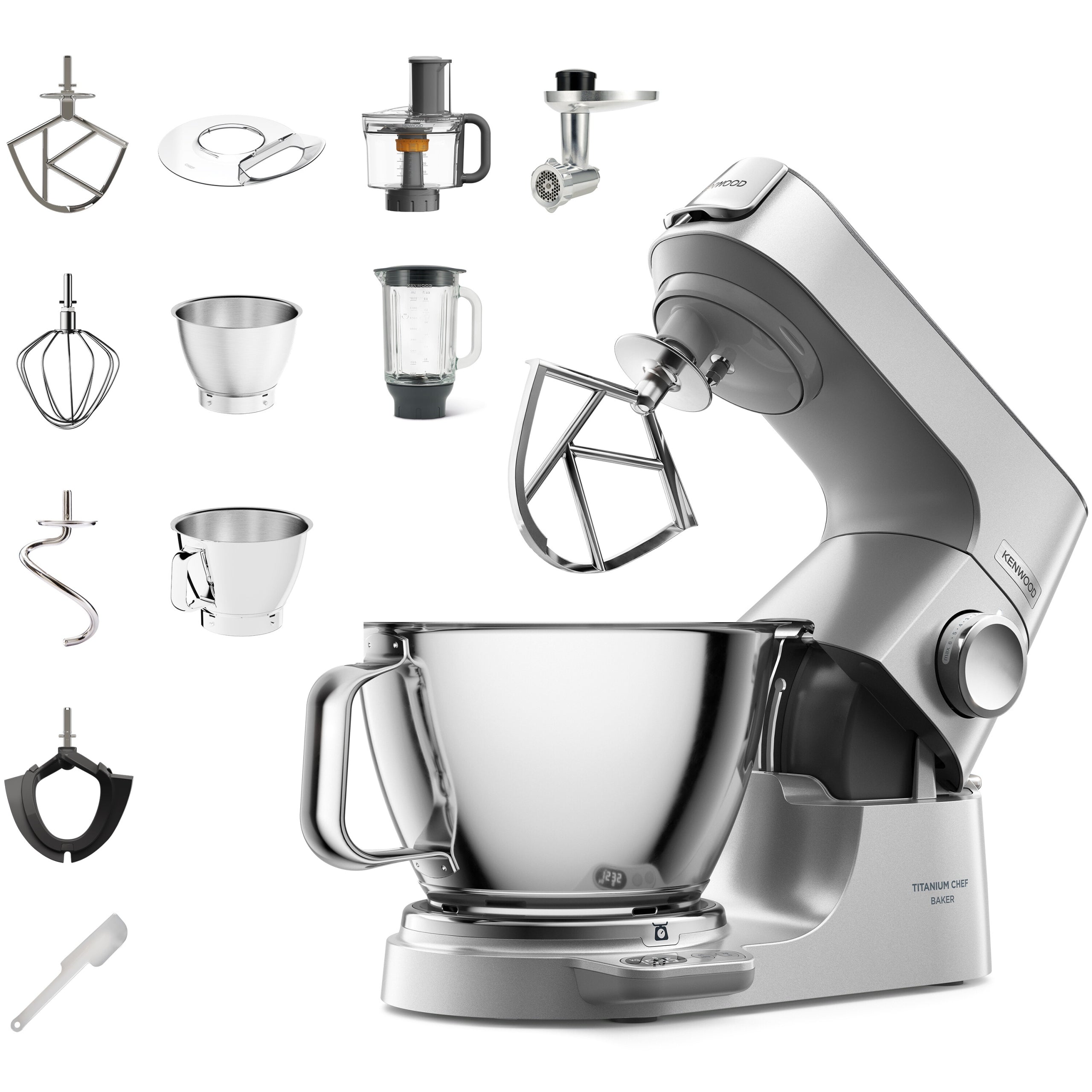 Kenwood Titanium Chef Baker KVC 85.594SI 1200W silver