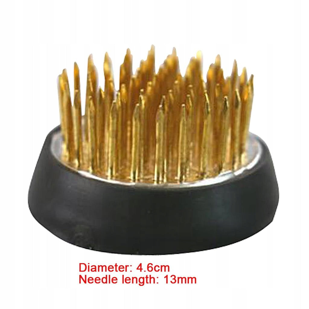 Kenzan Round Brass 60 mm Earrings for Ikebana and Flower Arrangement Main material metal