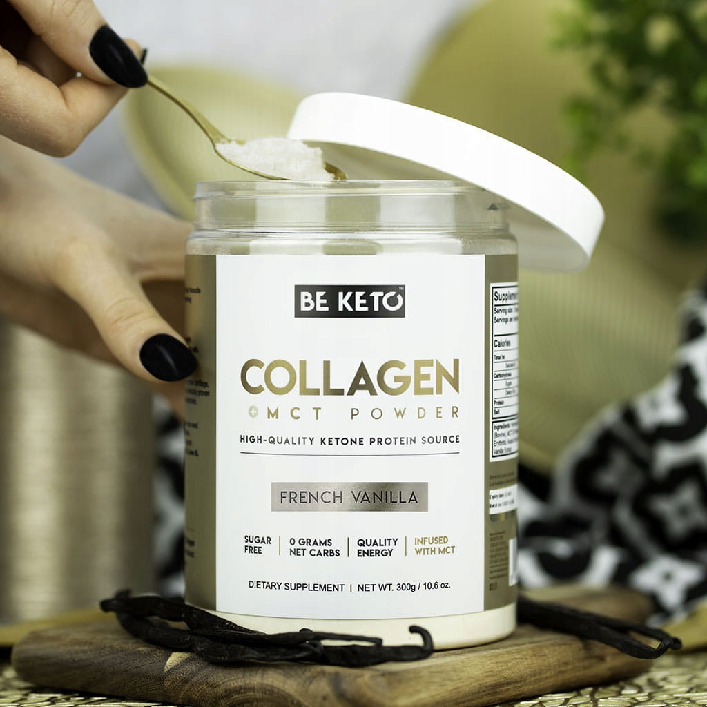 Keto Collagen with MCT Oil - French Vanilla 300g Brand BeKeto