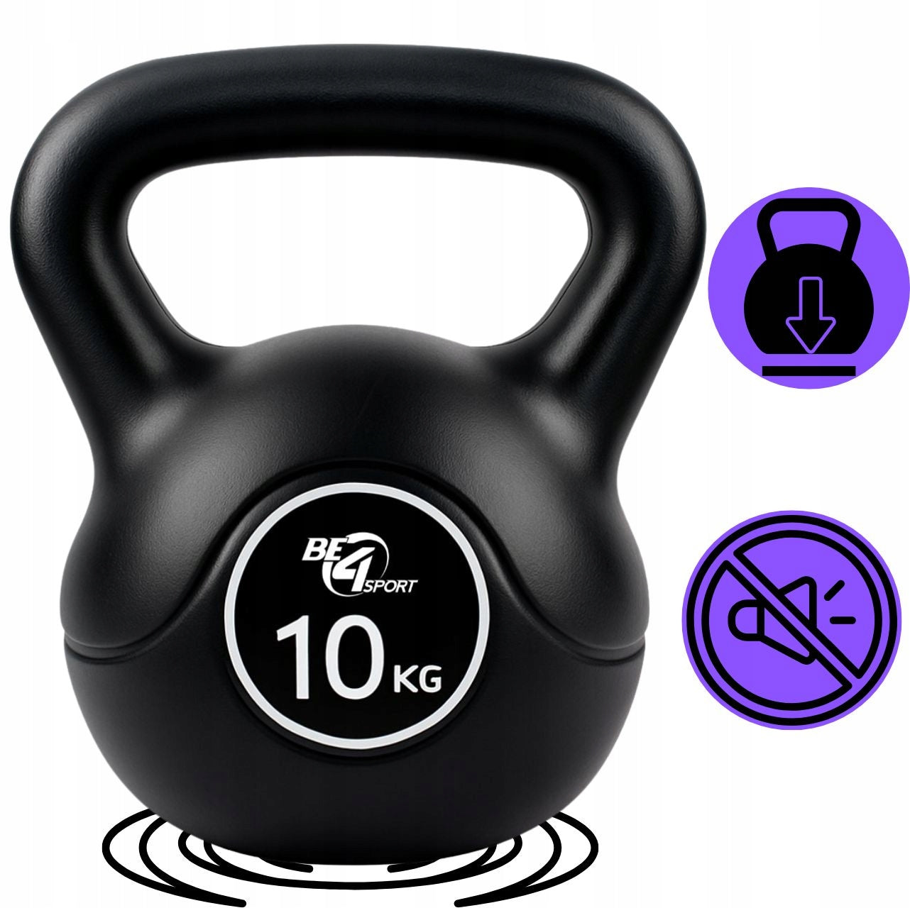 Kettlebell Kettle Dumbbell Ball Weight Exercise Load Weight 10 kg Model Kula Kettlebell Be4Sport