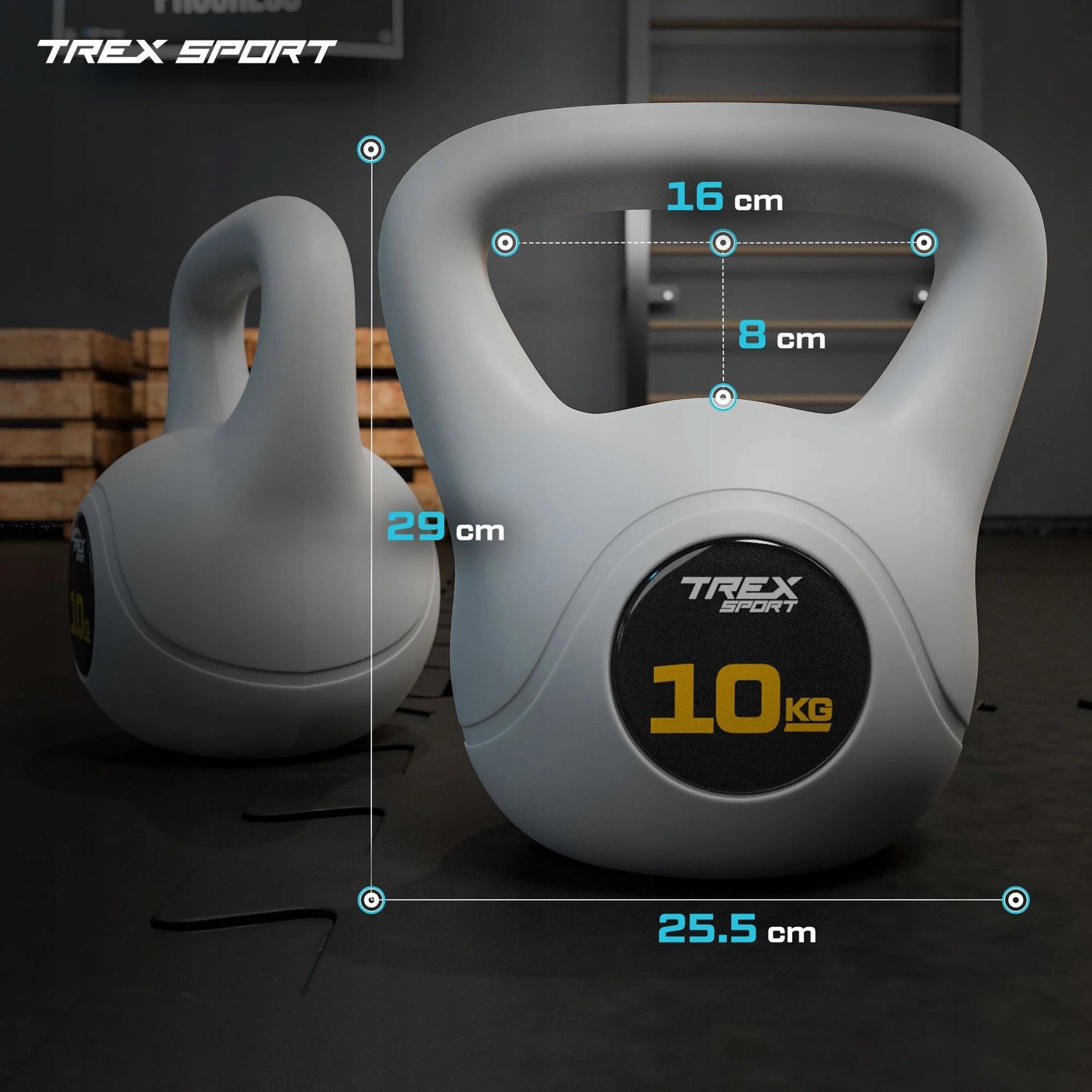 Kettlebell weight 10kg dumbbell fitness dumbbell for exercise Trex Sport Brand Trex Sport