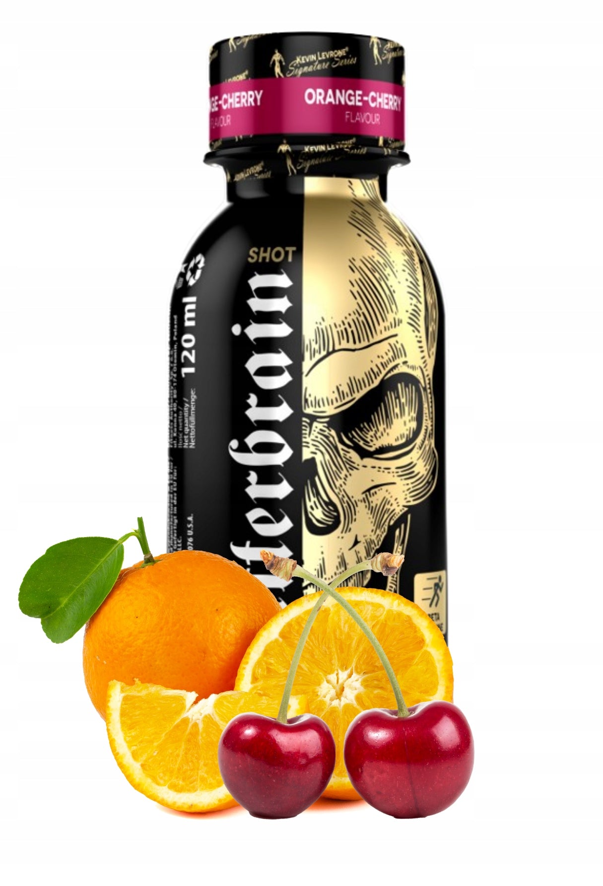 Kevin Levrone Scatterbrain Shot 120ml Orange Cherry Conditioner Training