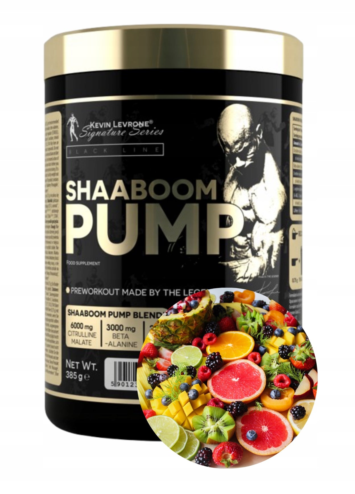 Kevin Levrone Shaaboom Pump 385g Exotic Pre-workout Citrus