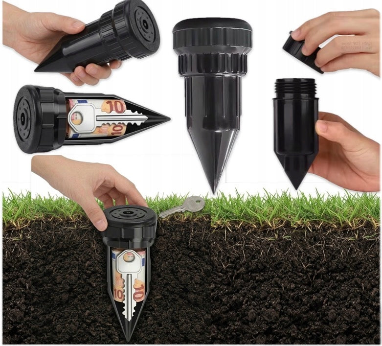 Key Box WATERPROOF Dummy Sprinkler Garden STORAGE Money Product height 12 cm