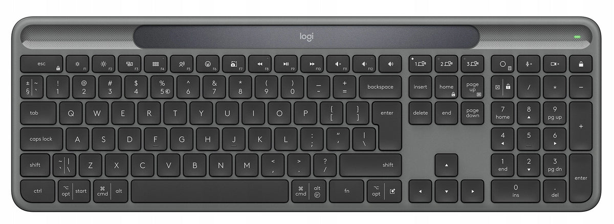 Keyboard Logitech Slim Solar+ Solar Panel Graphite Wireless