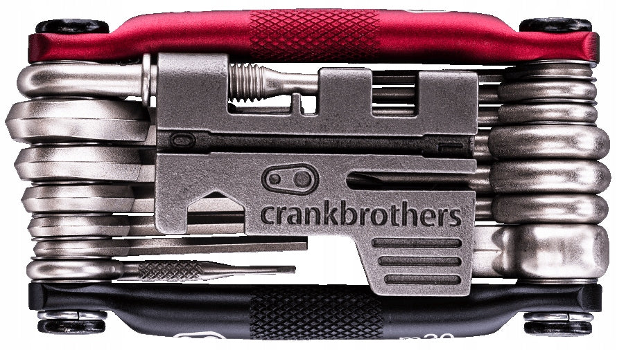 Keys Pocket Knife CRANK BROTHERS Multi 20 Clipper - BLACK-RED Brand crankbrothers