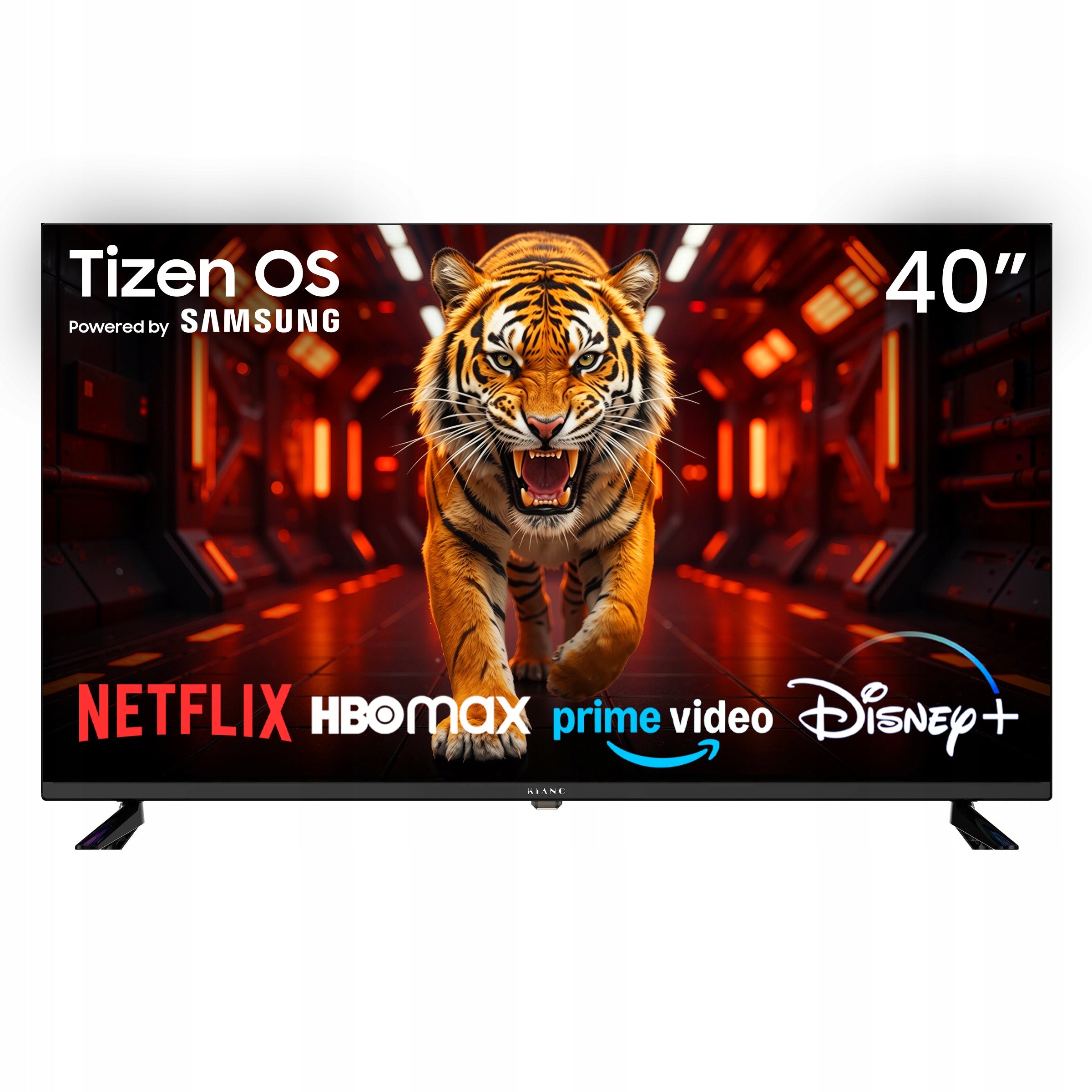 Kiano Elegance 40" FHD Tizen OS Powered by Samsung Netflix, HBO Packaging status original