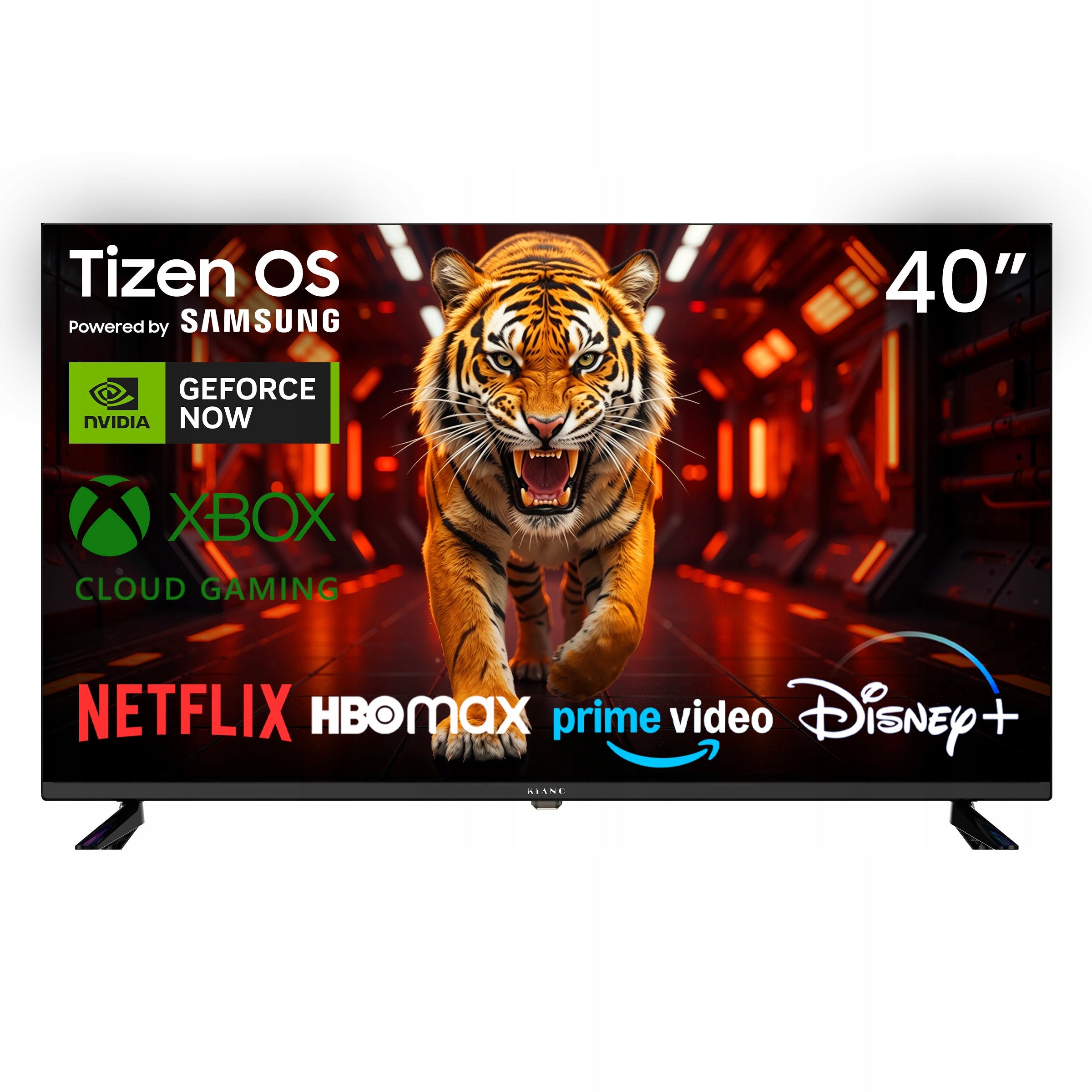 Kiano Elegance 40" FHD Tizen OS Powered by Samsung Netflix, HBO