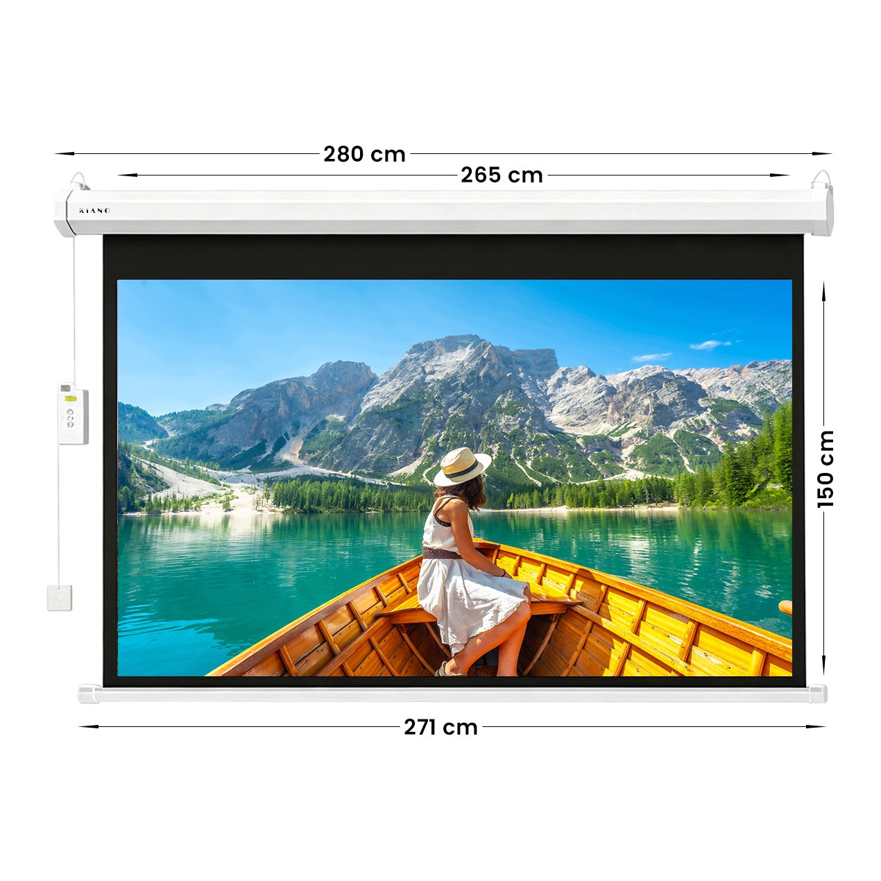 Kiano Projection Screen Electric 120 MW 16:9 Packaging status original