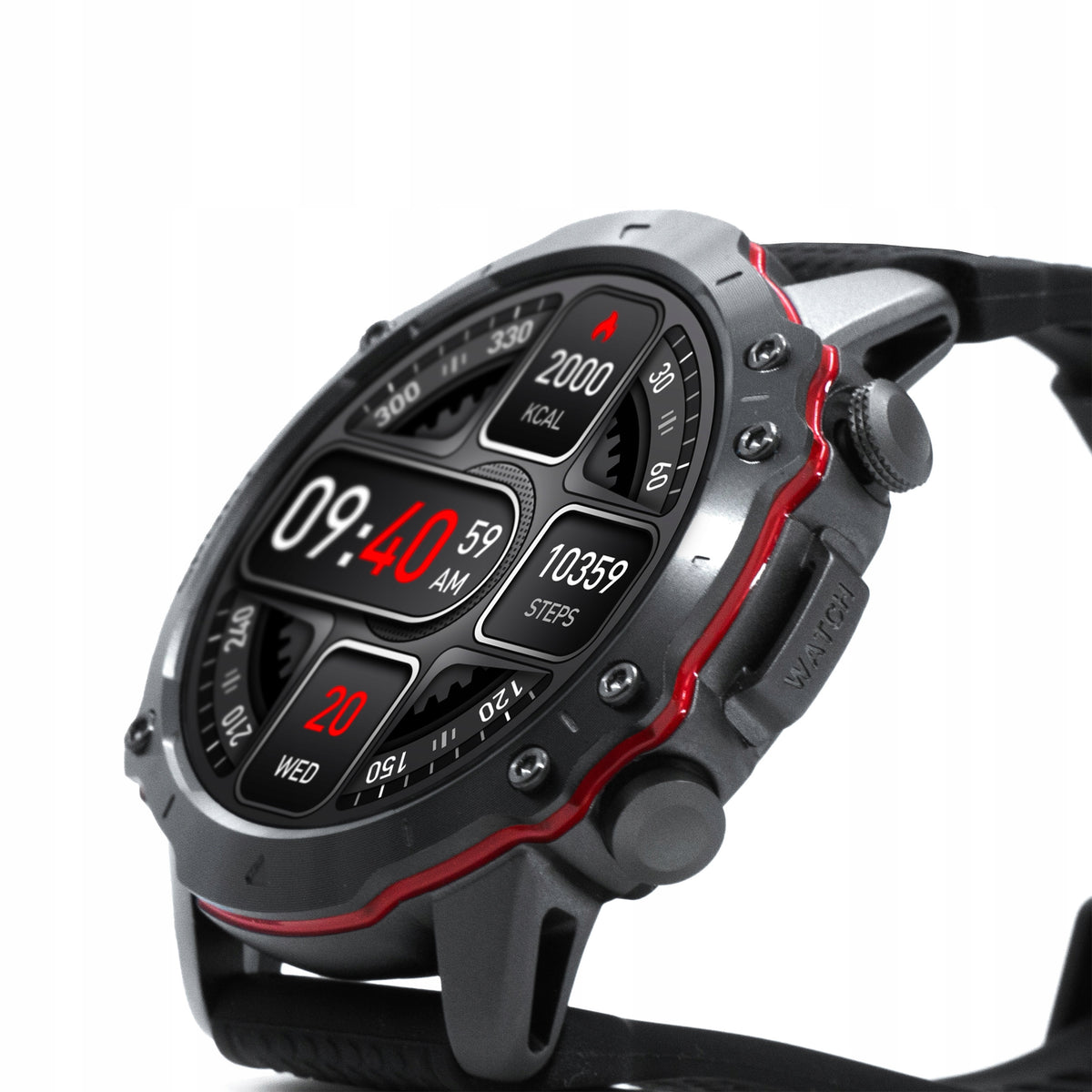 Kiano Watch KW-SB Black - Men's Smart Watch with Talk Function