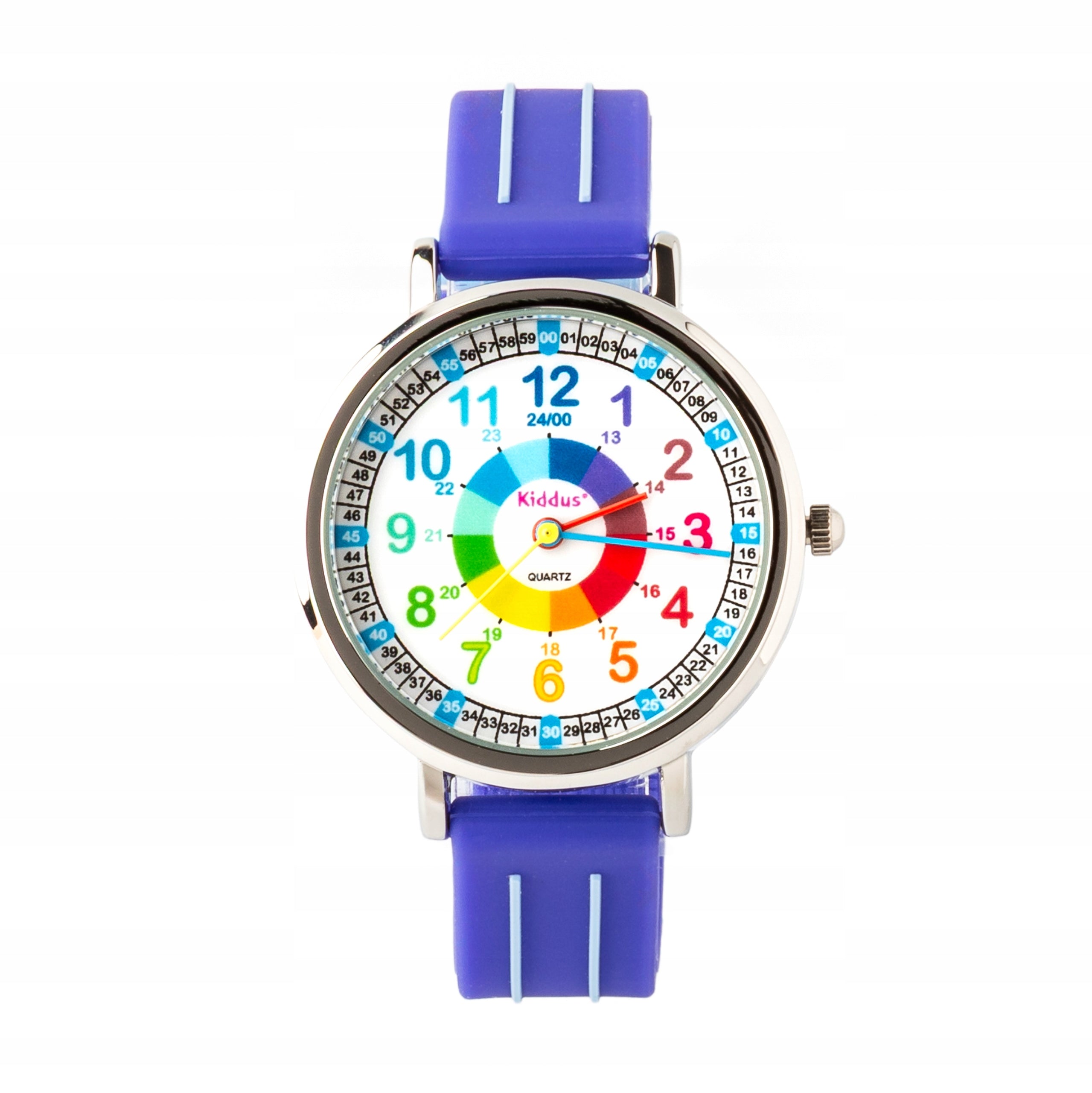 Kiddus children's watch Time Teacher Blue Brand Kiddus