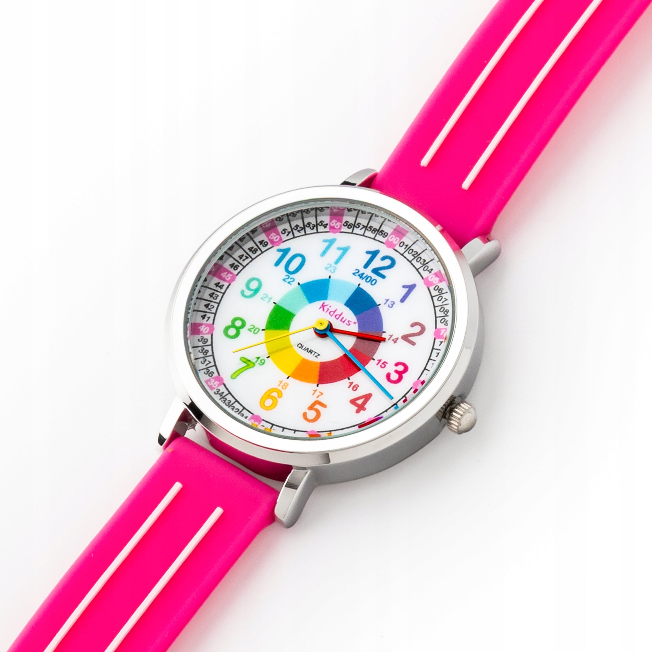 Kiddus children's watch Time Teacher Girl in pink Brand Kiddus