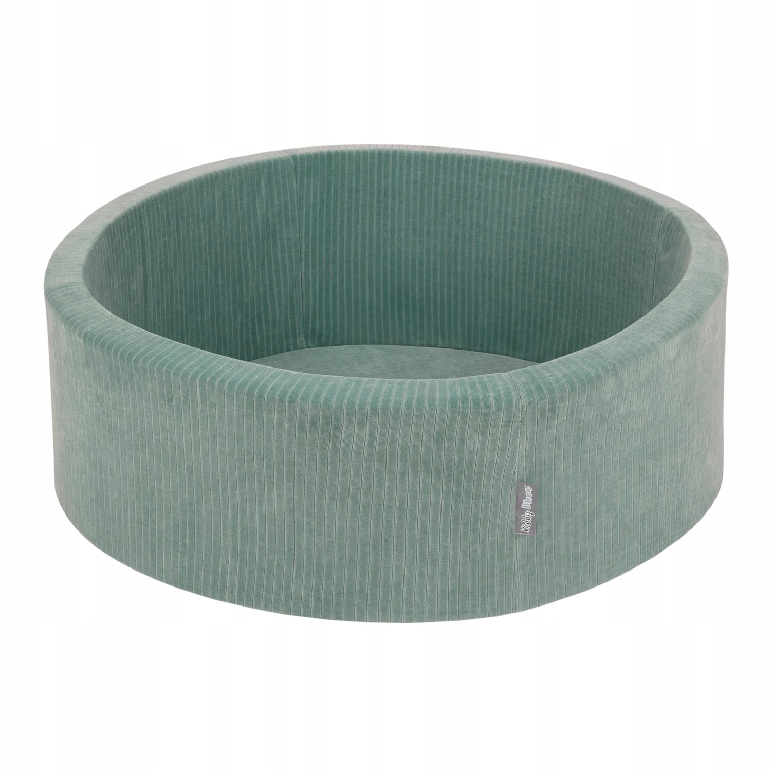 KiddyMoon Dry Round Pool 90x30 Corduroy Kids Green EAN (GTIN) 5905054886264