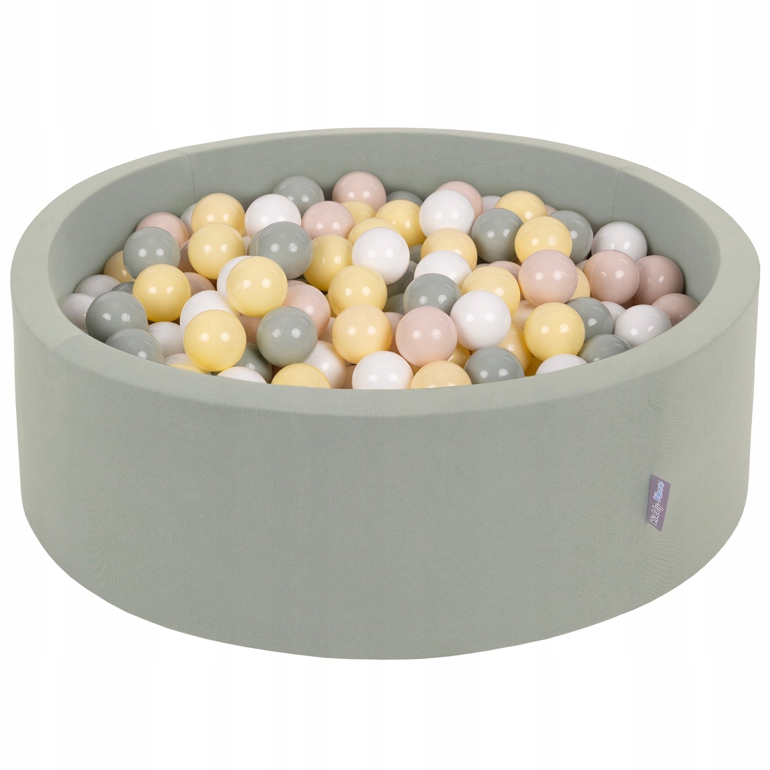KiddyMoon Dry Sage Pool Round 200 Balls FOR KIDS
