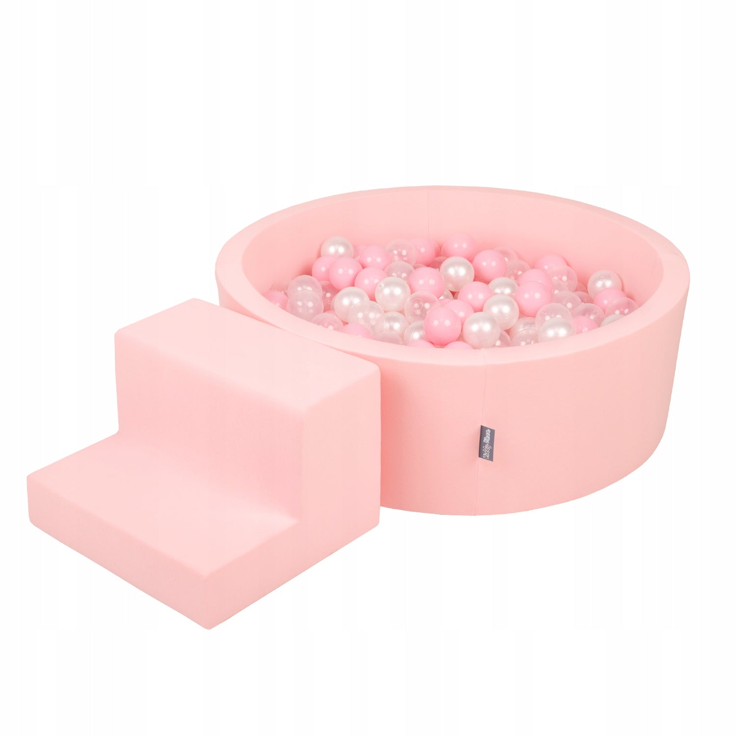KiddyMoon Foam square toys pink 200 balls PPZP-OK30D-122